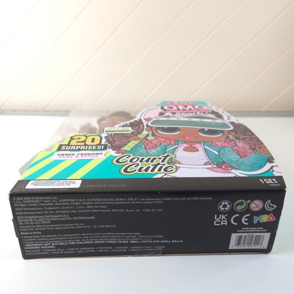 L.O.L. Surprise! OMG Sports Series Court Cutie Doll Multiple Fashion Accessories - Picture 11 of 13